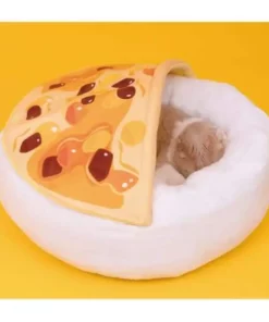 Round Plush Cat Bed