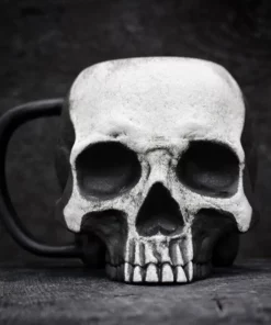 Gothic Realistic Skull Mug