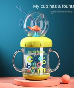Kids Whale Water Spray Drinking Cup