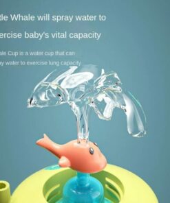 Kids Whale Water Spray Drinking Cup