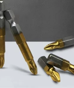 Titanium Coated PH2 Anti Slip Electric Screwdriver Bits