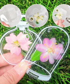 Transparent Dried Flower Bookmarks