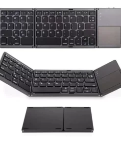 Foldable Wireless Bluetooth Keyboard with Touchpad