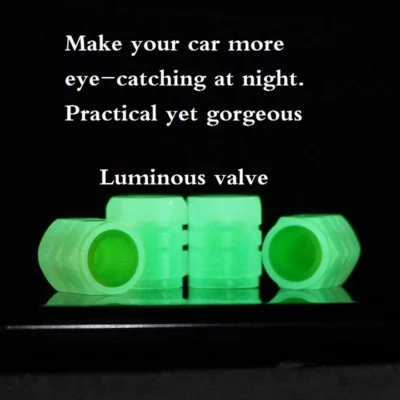 Universal Fluorescent Car Tire Valve Caps