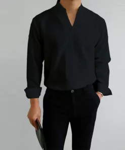 Gentlemans Simple Design Casual Shirt