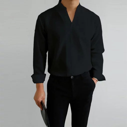 Gentlemans Simple Design Casual skjorte