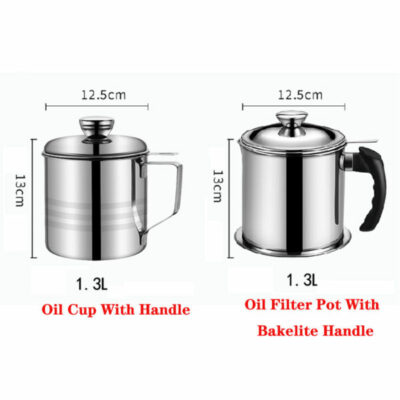 Trayfill Stainless Steel Oil Filter Pot