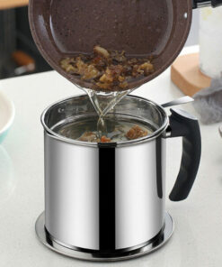 Trayfill Stainless Steel Oil Filter Pot