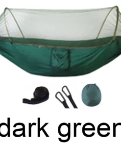 2 Person Portable Outdoor Mosquito Parachute Hammock