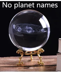 Solar System Crystal Ball without planet names