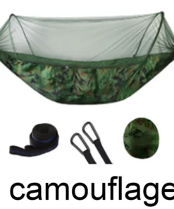 2 Person Portable Outdoor Mosquito Parachute Hammock