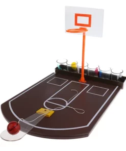Mini Glass Basketball Table Drinking Game For Family Party Fun