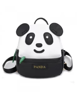 Polyester Cute Panda Backpack For School & Trips