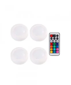 13 Color Self-Adhesive LED Push Lights With Remote