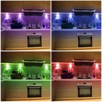 13 Color Self-Adhesive LED Push Lights With Remote