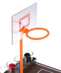 Mini Glass Basketball Table Drinking Game For Family Party Fun