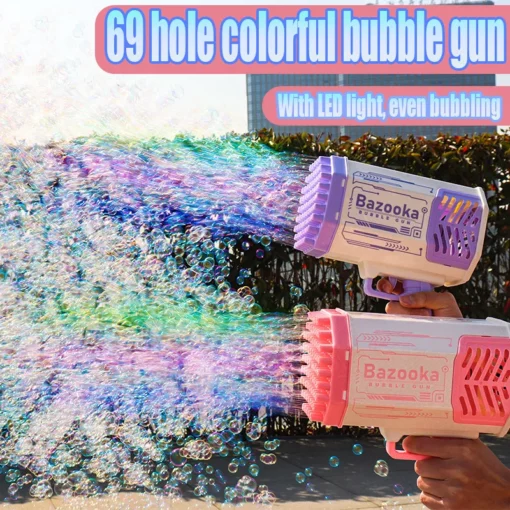 69 Holes Bubble Gun Machine