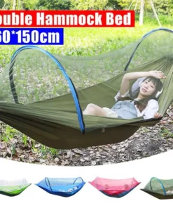 2 Person Portable Outdoor Mosquito Parachute Hammock