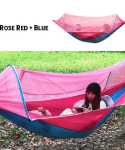 2 Person Portable Outdoor Mosquito Parachute Hammock