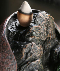 Waterfall Incense Burner with Mountain River