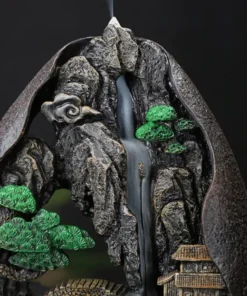 Waterfall Incense Burner with Mountain River