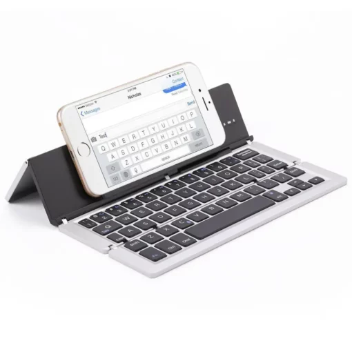 折りたたみ式の超薄型Bluetoothキーボード