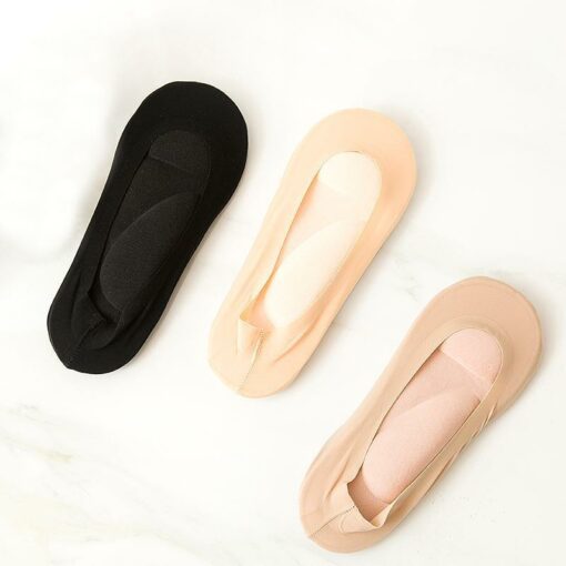 3D Ayak Masajı Yastıklı Bayan Görünmez Çorap