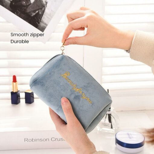 I-Flannel Embroidered Clutch Bag Cosmetic Bag