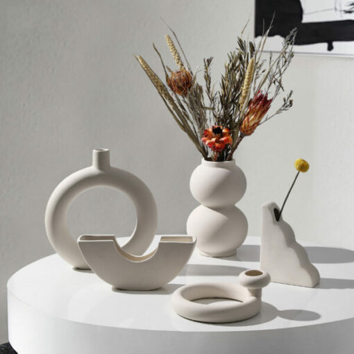 Nordic Ceramic Flower Vases