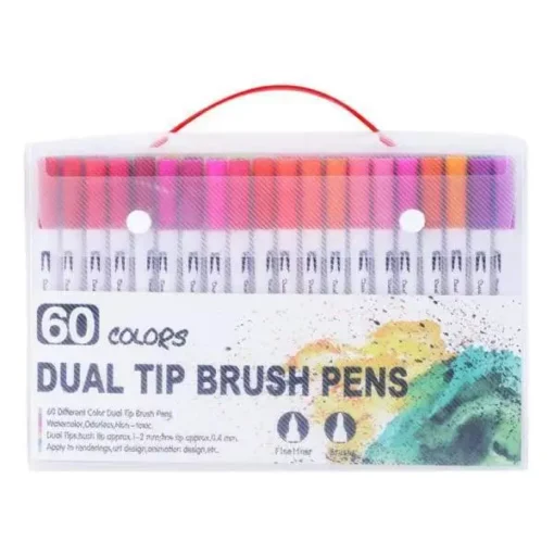 Dual Tip Brush Pens များ