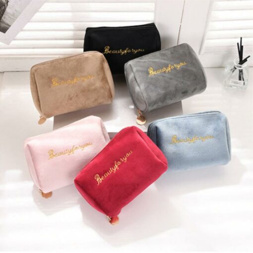 I-Flannel Embroidered Clutch Bag Cosmetic Bag