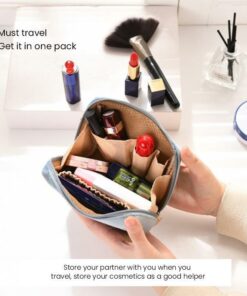 Flannel Embroidered Clutch Bag Cosmetic Bag