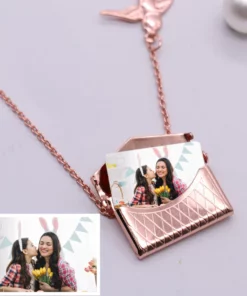 Custom Photo Engraved Handbag Necklace