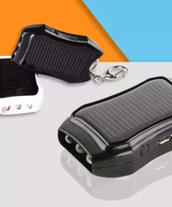 Mini Solar Power Bank Keychain