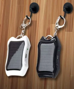Mini Solar Power Bank Keychain