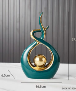 Modern Abstract Art Ceramic Statue