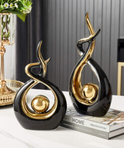 Modern Abstract Art Ceramic Statue