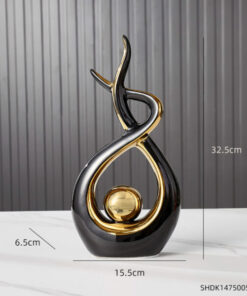 Modern Abstract Art Ceramic Statue