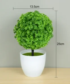 Artificial Bonsai Plants Small Tree Pot