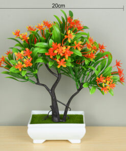 Artificial Bonsai Plants Small Tree Pot