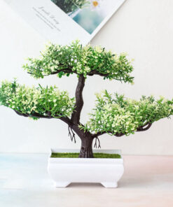 Artificial Bonsai Plants Small Tree Pot