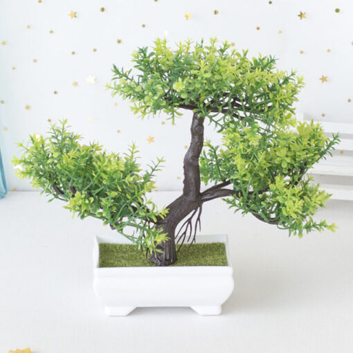 Umjetne bonsai biljke saksije za malo drvo