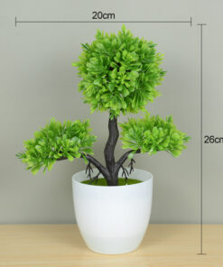 Artificial Bonsai Plants Small Tree Pot