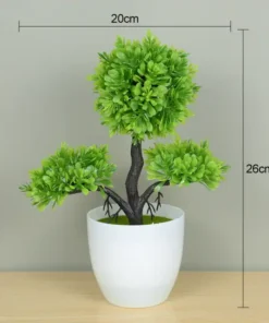Artificial Bonsai Plants Small Tree Pot