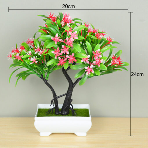Piante bonsai artificiali Piccolo vaso per alberi