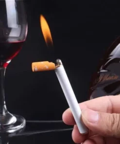 Butane Gas Metal Cigarette Shaped Lighter
