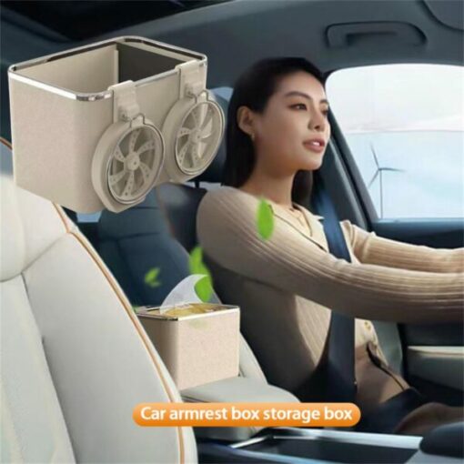 Car Armrest Storage Box