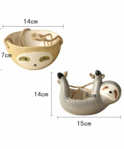 Ceramic Hanging Flower Plant Sloth Pot