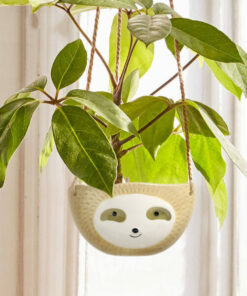 Ceramic Hanging Flower Plant Sloth Pot