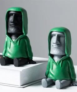 Creative Moai Stone Phone Holder